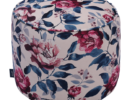 Printed Round Bean Bag Footstool